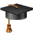 education diploma diplomas school graduation+cap  Animations Mini Education mortarboard icon 
