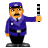   policeman policemen police officer law cop cops people man men guy traffic Animations Mini People  