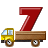 letters animated letter small alphabets truck trucks truckin 7 Animations Mini+Alphabets Truckin number+7 seven 