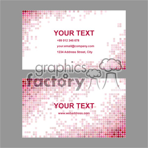 vector business card template set 036