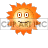 Smiling sun that frowns at animated rain cloud