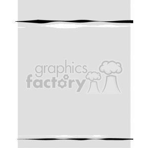 The image appears to be a simple black white and gray border or frame. It features a plain design with some variations in line thickness, giving it a somewhat organic feel. The design is minimalist and lacks any specific elements. It could be used as a decorative border for a variety of documents or artwork where a subtle frame is desired.