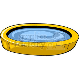 Children's yellow pool