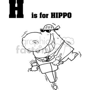 H as in Hippopotamus