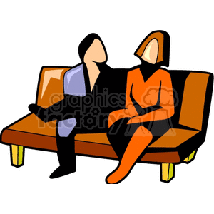 couple sitting on a couch