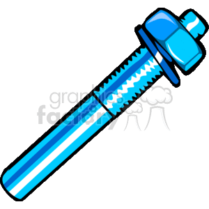 The image depicts a stylized blue and silver spark plug, which is an essential component of a car's ignition system. The spark plug is characterized by a blue insulator and a metal threaded body, with the distinctive spark plug gap at the top.