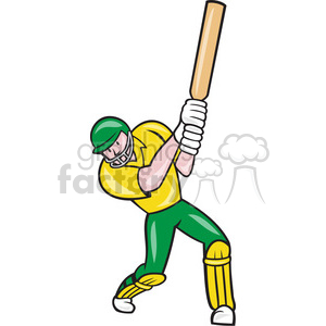 cricket batsman batting front rt