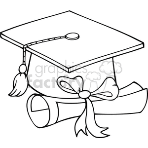 4293-Graduate-Cap-With-Diploma