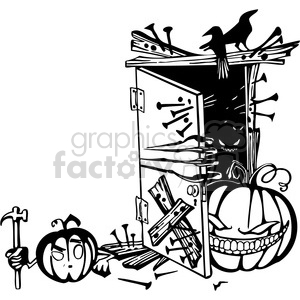 Halloween clipart illustrations 018