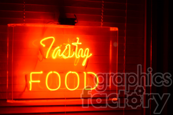tasty food signage