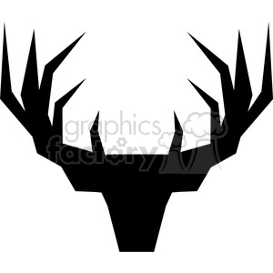 geometric silhouette buck illustration silouhette geometry logo vector graphic