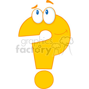 5033-Clipart-Illustration-of-Question-Mark-Cartoon-Character