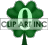 This animated GIF depicts a clover leaf with the %y %s inside it. The leaf is swaying side to side gently. It could be used in conjunction with St Patricks day