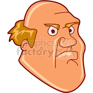  grumpy cartoon man