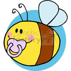 4121-Fflying-Baby-Bee-Cartoon-Character