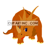 animated triceratops