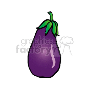 a purple eggplant