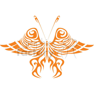 orange arthropod tribal 
