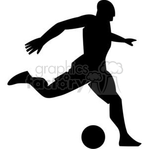 2531-Royalty-Free-Silhouette-Soccer-Player-With-Ball