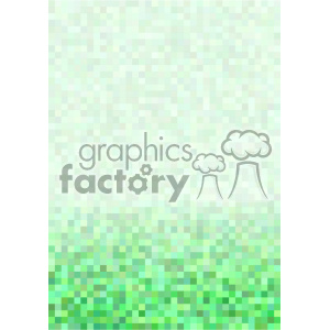 shades of green pixel pattern vector brochure letterhead bottom background template