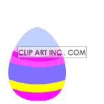 Animated baby chick in egg