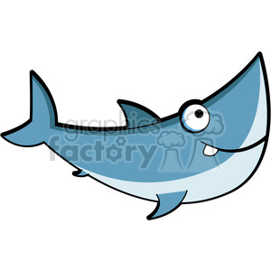 cartoon great white shark clip art