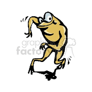 Smiling dancing toad 