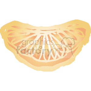 The image is a stylized clipart of a grapefruit slice. It shows a cross-section of the grapefruit with segments and is depicted in a simplified graphic form.