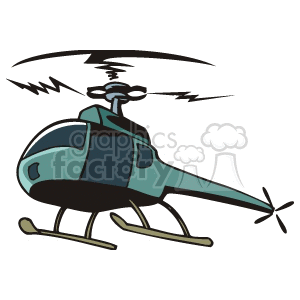 helicopter flying