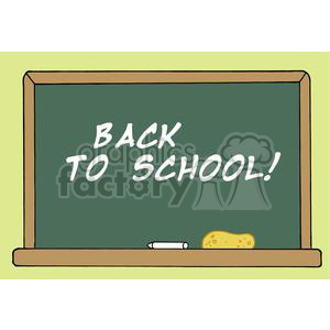 School Chalk Board With Back to School!