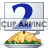 This animated GIF shows a thanksgiving turkey, with a blue spinning number 2 on a card above it