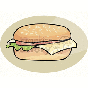 Sandwich on a bun