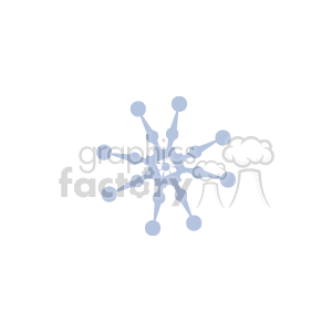 The clipart image features a snowflake, which is often associated with snow, winter weather, and the natural beauty of the colder seasons.