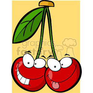 2862-Red-Cherrys-Cartoon-Characters
