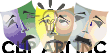 The clipart image depicts a row of stylized theatrical masks representing a spectrum of emotions. Starting from the left, the masks show expressions of sadness, anger, neutral or contemplative, and fear or surprise. Each mask is colored differently, ranging from green, purple, yellow, to gray, indicating a variety of performances or emotional states generally associated with drama and theater.
SEO title:
Colorful Theatrical Masks Representing Emotions - Drama Clipart