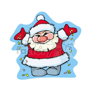 Small Santa Claus with a Rosey Nose