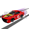 animated race car