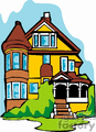 yellow victorian house