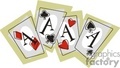 4 aces playing cards