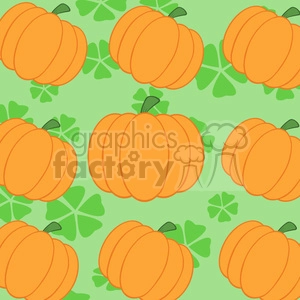 6651 Royalty Free Clip Art Pumpkin Background Seamless Pattern