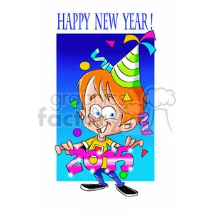 happy new year 2015 cartoon