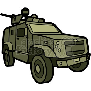 military armored M ATV vehicle