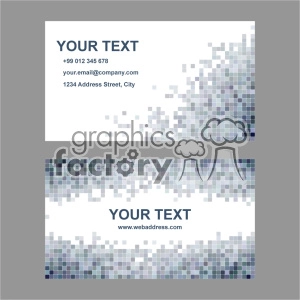 vector business card template set 020