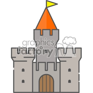 Castle clip art vector images