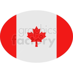 The image features a stylized representation of the Canadian flag, which is characterized by its two vertical red bands on each side and a red maple leaf centered on a white background.