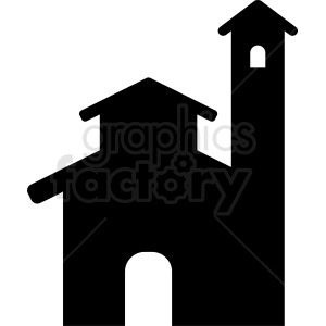 religious church silhouette vector