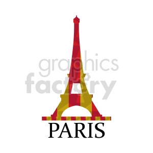 Eiffel Tower Paris France vector