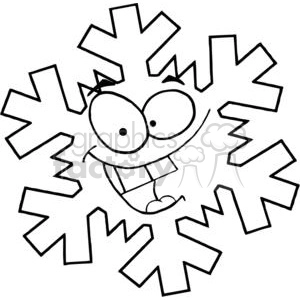 Cartoon-Snowflake