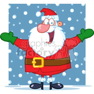 5156-Jolly-Santa-Claus-With-Open-Arms-Royalty-Free-RF-Clipart-Image