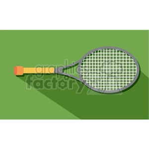 sports equipment tennis raquet illustration